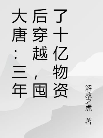 大唐：三年后穿越，囤了十亿物资